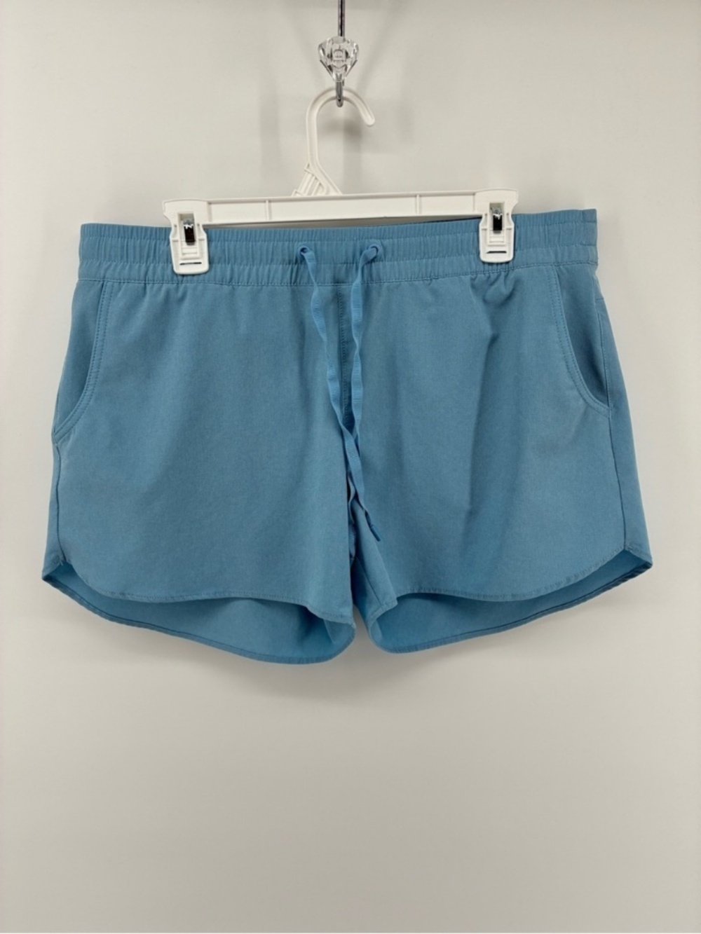 Eddie Bauer Light Blue Athletic Drawstring Shorts